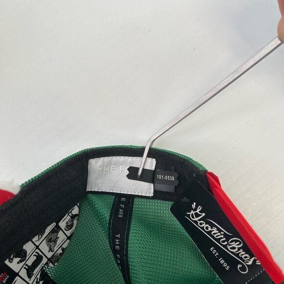 The Farm Hat Men Snap Back Naughty Spell Out List Dog Santa Fluffy Hype Core Cap - Picture 14 of 16